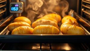 Pommes de terre au four: Garzeit & Temperatur